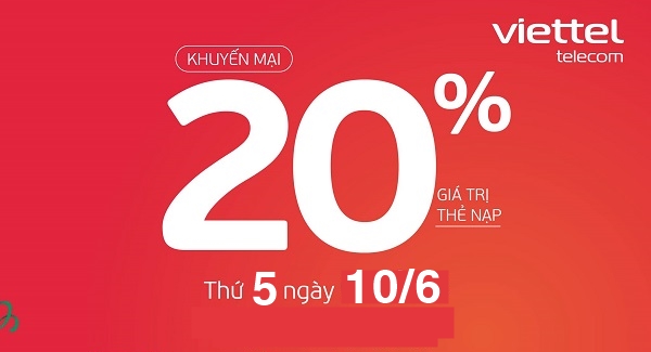 viettel-khuyen-mai-20%-gia-tri-the-nap-duy-nhat-ngay-vang-10/6/2021